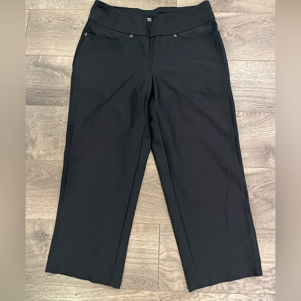 Tail Womens Golf Crop Pants Size 6 Black
